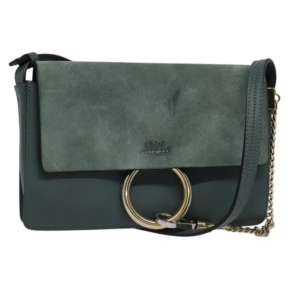 Chloe Faye Leather and Suede Small